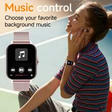 2025 HOT Smartwatch For Women, 180mAh Battery Capacity, Multi-Functional Smartwatch Support Notification Alert / Wireless Calling / Alarm, Fitness Tracker With Multi-Sport Mode , Weather Forecast , Fashionable Design