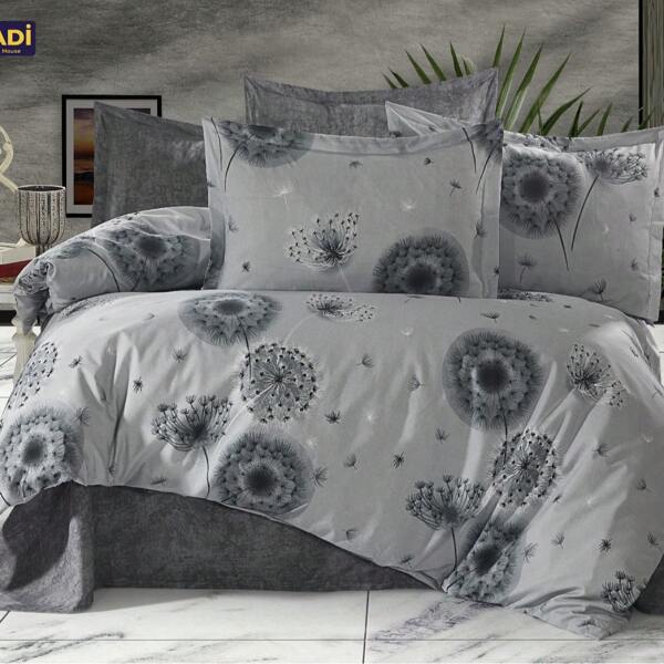 NOVARIA HOME - 2/3 Stücke Bettbezug-Set - 135*200 1 Kissenbezug 50*70 - 200*200 2 Kissenbezüge - 220x240 2 Kissenbezüge - Hergestellt in der Türkei