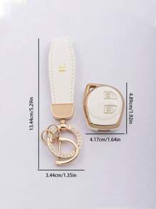 2/3pcs Suzuki Car Key Fob Cover + Keychain, Multi-Color Options, Scratch-Resistant Anti-Drop, 0.1mm Ultrathin & Quiet, 2-Button Precise Fit For Suzuki Car Models (Includes Installation Screwdriver), 360° Signal Protection, Fingerprint-Resistant Coating For Long-Lasting New Look [Check Details Page For Compatible Models]
