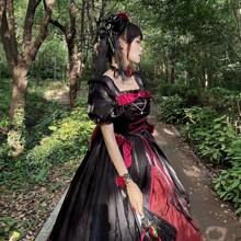 1 szt. Lolita Gothic Style All-Match Elegancki płaski kapelusz Mała spinka do włosów Akcesoria do włosów Halloween