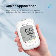Sinocare AQ PRO I Blood Glucose Monitor Fullset In Mmol/L With 100 Test Strips - KIT With 100 Strips - View 4