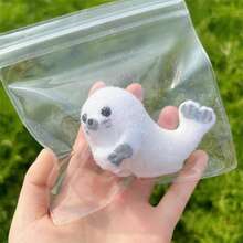 1/3/5个装软捏玩具，海豹和海狮造型，TPR材质，柔软弹性，慢回弹感官捏捏玩具，触感光滑，减压玩具，完美缓解压力，感官/减压软糖玩具，派对礼品，生日礼物 - 彩色 - 查看 16