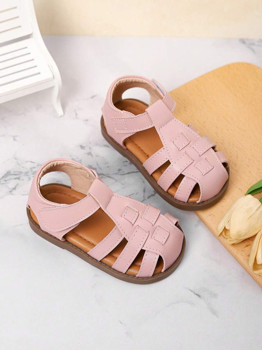 Sandálias de Praia de Verão Adoráveis para Meninas/Crianças - Rosa chiclete - Visão 1