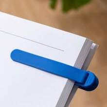 1PC Semn de carte de citire | Urmărire automată a paginii | Clip de marcaj inovator din silicon moale, portabil și elegant, minimalist, multifuncțional | Perfect pentru toate cărțile, cărțile de lucru, atlasele | Cadou ideal pentru colegii de clasă și cadou motivațional de învățare pentru copii.