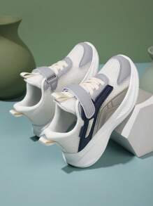 1 par de zapatos deportivos para niños/adolescentes con , adecuados para niños y niñas, zapatillas casuales, zapatos para correr y mocasines para todas las estaciones
