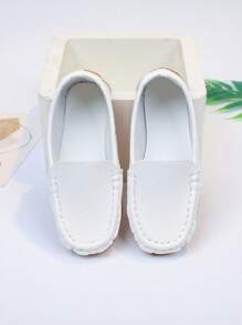 1 Pair Toddler Boys/Girls Soft Sole Anti-Slip Casual Loafers, Suitable For Spring And Autumn