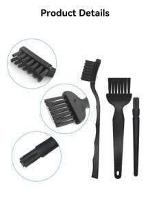 9 pièces Brosse en plastique multifonctions, brosse de nettoyage pour téléphone portable et ordinateur, brosse d'élimination de la poussière du clavier, ensemble de brosses pour les interstices de voiture industrielle