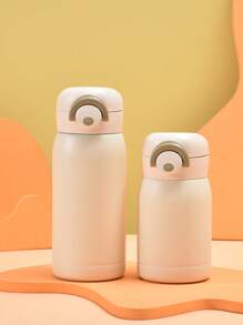 2025 New 200ml Candy Color Stainless Steel Water Bottle - Leak Proof Lock Lid, Portable Travel Tumbler, Cute Mini For School, Gym, Office - , Hot & Cold Keep