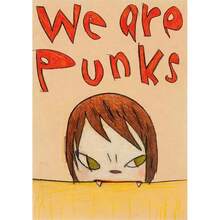 1 件墙面艺术海报可选框架流行 Y-奈良美智奢华现代时尚海报粘贴墙面艺术印刷防水家居客厅卧室酒吧美学装饰 - 彩色 - 查看 49