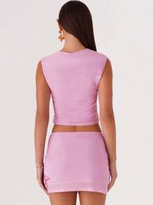 Women Tank Top, Sleeveless Tops Flower Print Slim Fit Summer Clubwear For Daily Party