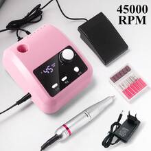 LIMEGIRL 45,000 RPM Electric Nail Drill, Nail Drill Set, Electric Nail File, Professional Grade, Suitable For Acrylic Nails, Gel Nails, Manicure, Pedicure Polishing, Home And Salon Use, With Foot Pedal - Pink - View 8