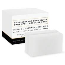 1 件/2 件/4 件香氛乳酸和竹炭手工皂，清洁沐浴皂，适用于浴室和皮肤护理 - 黑色 - 查看 15