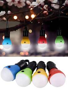 2pcs/1pc Camping Lantern, Two Pieces Portable Outdoor Lantern LED Foam Emergency Light, Emergency Bulb, Hanging Tent Work Light, Portable Tent Emergency Light, Portable Outdoor Light, Work Light, Three Lighting Modes, Outdoor Night Work Lantern, Portable Lantern Night Light, High Brightness With Hook, Suitable For Emergency, Exploration, Fishing, Camping, Hiking, Mountaineering And Other Emergency Purposes.