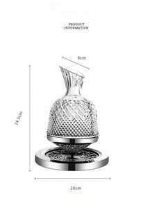 Carafe à vin rotative de luxe, verre à vin rouge, gobelet de haute qualité pour la maison