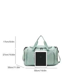 Large Capacity Detachable Backpack Gym Bag, Suitable For Fitness, Travel, Yoga, Work, School, Sports, Shoulder Bag/Messenger Bag/Backpack - Green - View 11