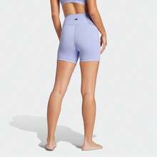 Adidas 女士 All Me 5 英寸高腰压缩短裤 JI8349