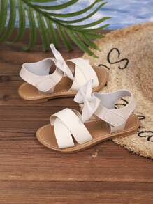 1 Par de Sandálias de Verão Novas para Meninas, Sapatos de Praia com Decoração de Borboleta Fofos de Bico Aberto, Adequados para Praia, Viagem, Fotografia, Escola, Uso Interno