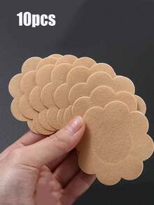 1pair Double-Sided Sticky Bra Inserts Adhesive Bra Pads Push Up Breast Enhancers Pads Reusable Padded Ultra Instant Lift Inserts - Multicolor - View 22