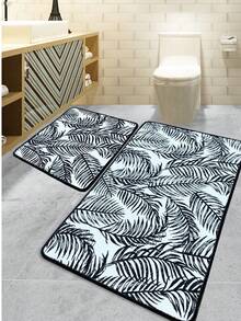 CHILAI HOME - 地毯两件套 - 60*100&50*60 - 土耳其制造 - 巧克力棕 - 查看 1