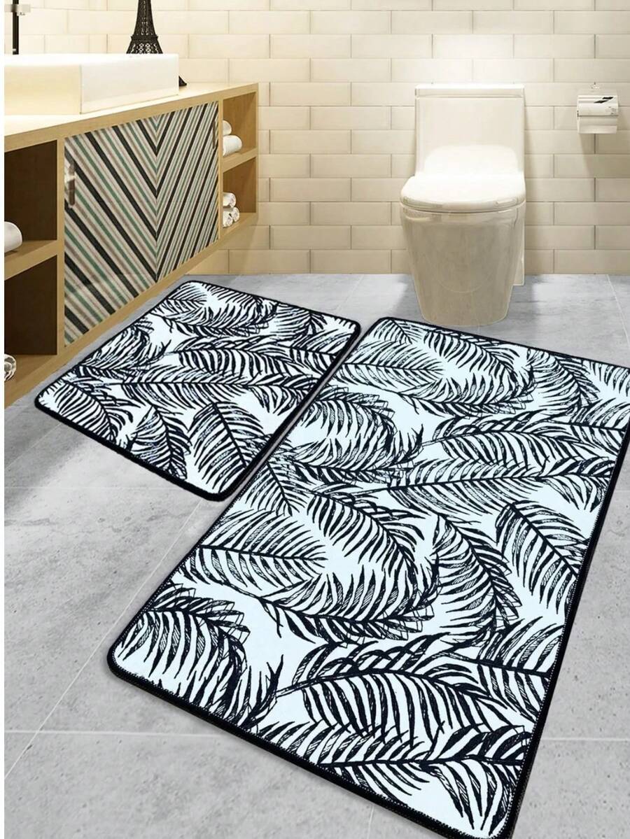 CHILAI HOME - 地毯两件套 - 60*100&50*60 - 土耳其制造 - 巧克力棕 - 查看 1