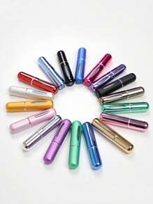 2 pièces Bouteille de parfum rose vif de 5 ml, bouteille de rangement de parfum, bouteille de vaporisateur rechargeable, bouteille de décantation de parfum, petite bouteille réutilisable