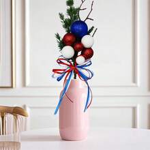 4th Of July Picks Colorful Red White Blue Artificial Flower Stems Patriotic Centerpieces For Tables - Multicolor - View 2