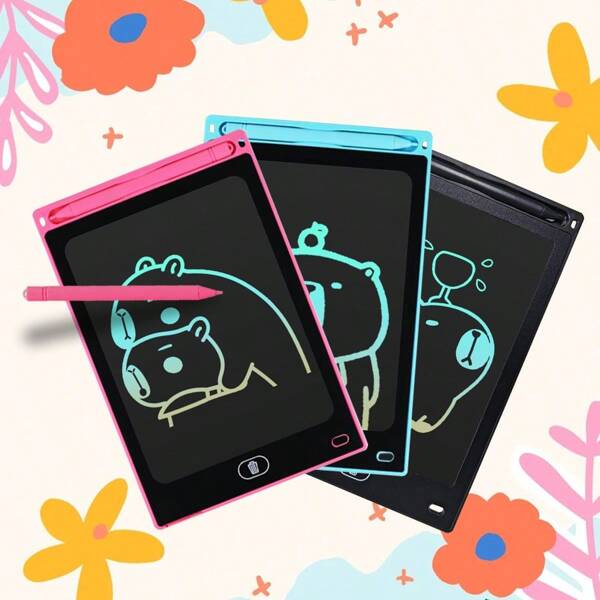1pc Reusable Writing/Drawing Board, Colorful Painting Board, One-Key Erasable Drawing Pad, Learning Board, Montessori Educational Toy, Art Canvas, With Stylus Pen, Creativity & Thinking Training Tablet, Great Gift For Birthday, Mother's Day, Back To School, Graduation