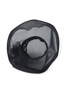 LEAJOURNO. 1pc Women Knitted Bucket Hat Small Head Circumference, Autumn/Winter Compact Bucket Hat - Black - View 4