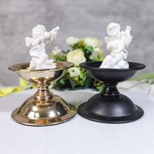 European Style Iron Candle Holder Dining Table Candlestick Wedding Candelabra Home Decor Aroma Candle Stand