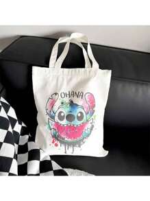 Disney Disney Bag Crossbody Cartoon Surrounding Cute Canvas Bag Shoulder Bag Interstellar School Supplies, Back To School
