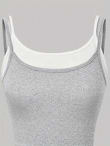 2pcs/Set Teenager Clothing, European & American Style Camisole Top And Maxi Pants, Lightweight & Breathable, Girls Outfit