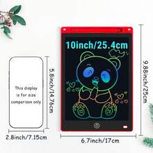 XZBB LCD-Schreibtafeln in verschiedenen Größen 8,5/10/12/16/20 Zoll, Kinderschultafel zum Zeichnen, Multifarbiges Großformat-Schreib- und Zeichenwerkzeug, kreatives Talent, Denkaufgaben für Kinder ab 3 Jahren, One-Touch Bildschirm löschen/sperren, Reise/Geburtstags/Einschulung/Weihnachtsgeschenk, zufälliger Rahmen im Blindpack
