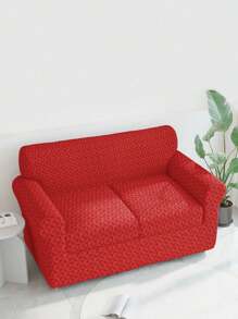 1 set de housses de canapé et de chaise en velours polyester, housse anti-poussière, résistante aux rayures, pour la décoration de la salle de séjour et de la chambre à coucher