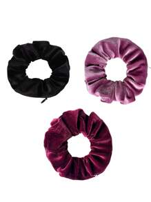 5 pezzi/3 pezzi/1 pezzo, Elastici per capelli neri creativi con strato nascosto, porta monete e chiavi, accessorio portatile con tasca segreta per chiavi, contanti, auricolari, articoli da viaggio, vacanze, ritorno a scuola, vacanze, estate, casa, regalo, festival