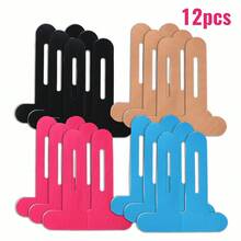 12pcs Multi-Color Knee Sport Tape, Suitable For Pre-Cut Muscle Tape For Knees, Practical For Marathon Running, Football, Basketball Sports Gym Gym Accessories Bandages Sports Tape - Multicolor - View 15