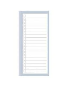 1 paquete de blocs de notas magnéticos para refrigerador, bloc de notas magnético para lista de la compra, 50 hojas por bloc para lista de tareas, lista de compras, útiles escolares, vuelta al colegio