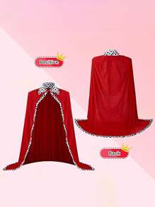 King Costume Cape For Adult Mardi Gras Velvet Robe,Festival Costume Props,Cosplay
