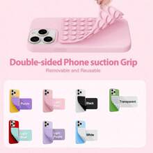 1pc Silicone Suction Phone Case Mount,Phone Suction Grip,Octobuddy,Sticky Phone Grip, Adhesive Phone Stand Sticky For Cell Phone Halloween Christmas For Holiday Gift Giving