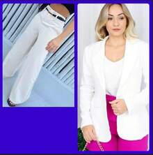 Pants And Blazer Kit - trắng - Xem 2