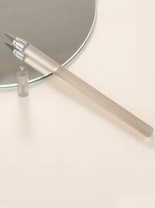 1 pieza Lápiz transparente de acrílico con mango duradero, irrompible, sin necesidad de afilar, para dibujar y escribir, suministro para estudiantes, de regreso a la escuela