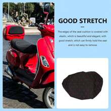 Copertura per sella di moto, imbottita e impermeabile, antiscivolo, rivestimento in finta pelle 3D, protezione per la sella della moto