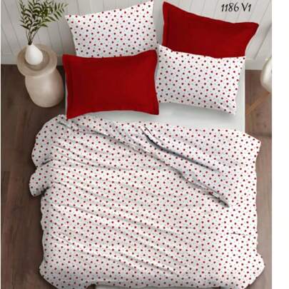 NOVARIA HOME - 2/3 Stücke Bettbezug-Set - 135*200 1 Kissenbezug 50*70 - 200*200 2 Kissenbezüge - 220x240 2 Kissenbezüge - Hergestellt in der Türkei