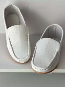 1 Pair Toddler Boys/Girls Soft Sole Anti-Slip Casual Loafers, Suitable For Spring And Autumn