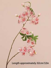 1pc New Peach Blossom Simulation Flower High-End Home Decor Hotel Decoration Fake Flower Ornaments Photography Props Ornaments