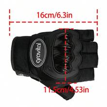 透气耐用短指骑行手套，男女通用，适合户外四季使用 - 彩色 - 查看 6