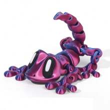 Adorno de Gecko impreso en 3D con articulaciones flexibles, apropiado para amantes y coleccionistas de geckos, ideal para decoración del hogar y oficina, perfecto como regalo de Halloween, Navidad y Acción de Gracias