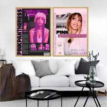 1/3 幅装裱海报墙饰，高清流行歌手海报，客厅、卧室、酒吧家居装饰 - 彩色 - 查看 9