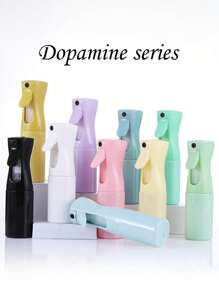 1pc Hair Continuous Spray Bottle 200ml Household Essentials Cleaning Spray Bottle Empty Ultra Fine Water Styling Spray Bottle Garden Plant Curls Perfume And Other Macaron Colors