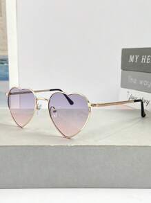Neuer modischer vintage Metall-Kleinrahmen in Herzform, vielseitig einsetzbar, für Frauen & Männer geeignet, Street-Style, Outdoor, Lässig, Strand, schlicht, Paar, dekorativ, alltäglich, Party, Pool, Hip-Hop, High-End, Reisen, Arbeit