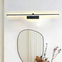 LED Modern Rechargeable Wall Sconce Battery Operated Mirror Light Home Decor Fixtures Set Wall Lights Home Decor Fixtures For Living Room With Remote Control, Dimmable/Night-Light/Memory, Black Modern Wireless LED Sconce Luxury Home Decor For Living Room Led Wall Sconce Hallway Bedroom 40CM/60CM(1/2 Packs 4000mAh)